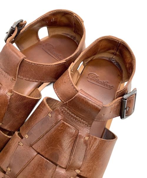 PARABOOT（パラブーツ）PARABOOT (パラブーツ) グルカサンダル ブラウン サイズ:43の古着・服飾アイテム