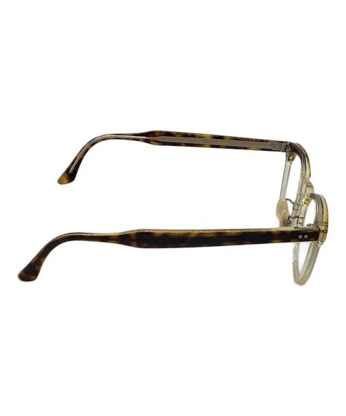 Ayame（アヤメ）Ayame (アヤメ) 伊達眼鏡　i wear ブラウン×ベージュの古着・服飾アイテム