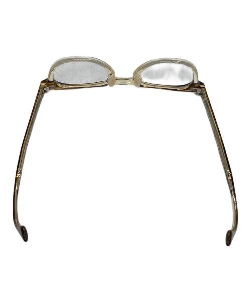Ayame（アヤメ）Ayame (アヤメ) 伊達眼鏡　i wear ブラウン×ベージュの古着・服飾アイテム