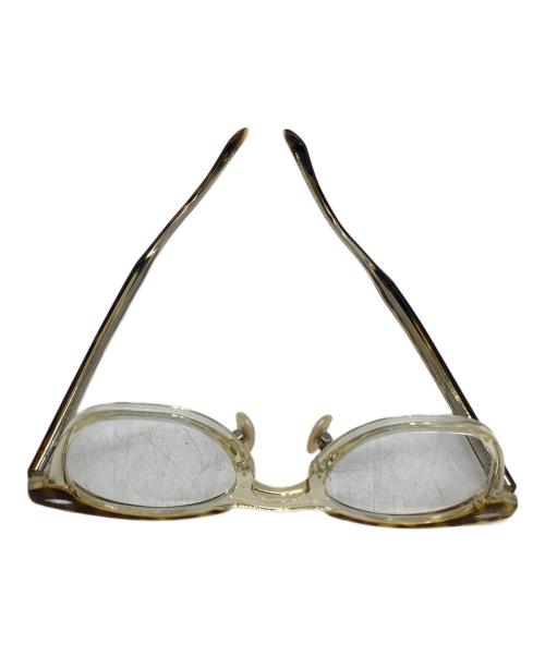 Ayame（アヤメ）Ayame (アヤメ) 伊達眼鏡　i wear ブラウン×ベージュの古着・服飾アイテム