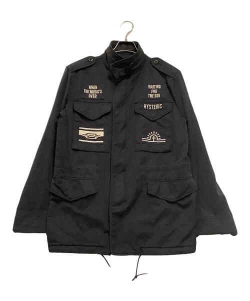 Hysteric Glamour（ヒステリックグラマー）Hysteric Glamour (ヒステリックグラマー) ミリタリージャケット ブラック サイズ:Lの古着・服飾アイテム