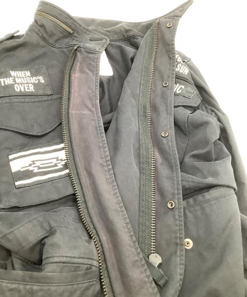 Hysteric Glamour（ヒステリックグラマー）Hysteric Glamour (ヒステリックグラマー) ミリタリージャケット ブラック サイズ:Lの古着・服飾アイテム