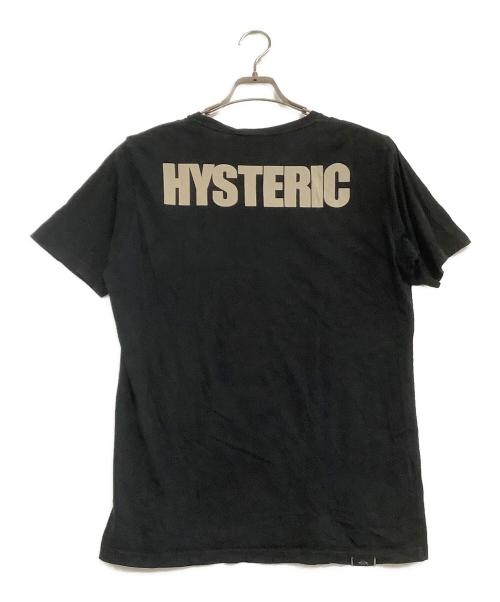 Hysteric Glamour（ヒステリックグラマー）Hysteric Glamour (ヒステリックグラマー) プリントTシャツ ブラック サイズ:Mの古着・服飾アイテム