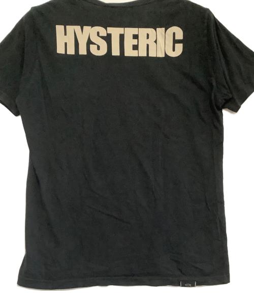 Hysteric Glamour（ヒステリックグラマー）Hysteric Glamour (ヒステリックグラマー) プリントTシャツ ブラック サイズ:Mの古着・服飾アイテム