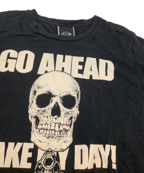 Hysteric Glamour（ヒステリックグラマー）Hysteric Glamour (ヒステリックグラマー) プリントTシャツ ブラック サイズ:Mの古着・服飾アイテム