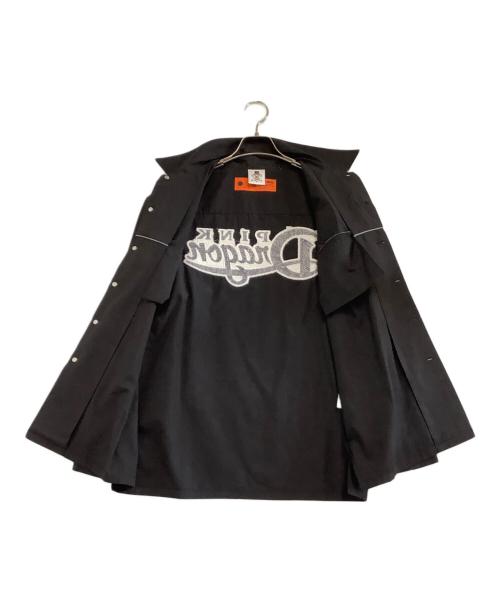 PINK DRAGON（ピンクドラゴン）PINK DRAGON (ピンクドラゴン) ボタンシャツ ブラック サイズ:Lの古着・服飾アイテム