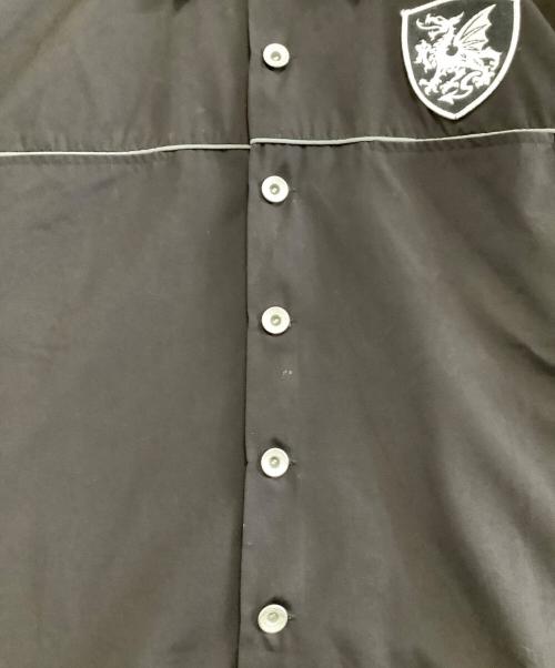 PINK DRAGON（ピンクドラゴン）PINK DRAGON (ピンクドラゴン) ボタンシャツ ブラック サイズ:Lの古着・服飾アイテム