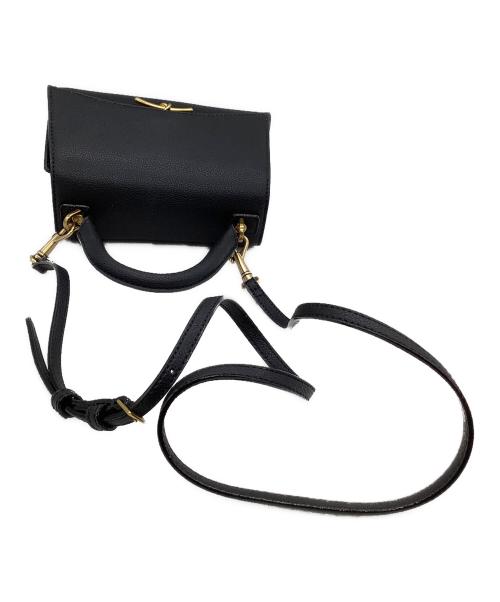 CHARLES & KEITH（チャールズアンドキース）CHARLES & KEITH (チャールズ＆キース) ハクスリーメタリック プッシュロックトップハンドル ブラックの古着・服飾アイテム