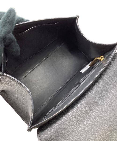 CHARLES & KEITH（チャールズアンドキース）CHARLES & KEITH (チャールズ＆キース) ハクスリーメタリック プッシュロックトップハンドル ブラックの古着・服飾アイテム