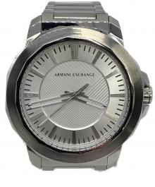 ARMANI EXCHANGE（アルマーニ エクスチェンジ）の古着「腕時計　クォーツ」｜シルバー