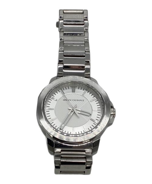 ARMANI EXCHANGE（アルマーニ エクスチェンジ）ARMANI EXCHANGE (アルマーニ エクスチェンジ) 腕時計　クォーツ シルバーの古着・服飾アイテム