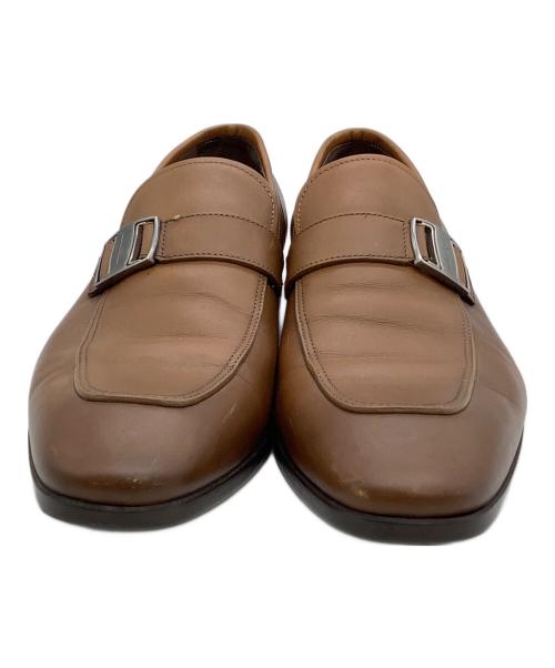 Salvatore Ferragamo（サルヴァトーレ フェラガモ）Salvatore Ferragamo (サルヴァトーレ フェラガモ) モンクストラップシューズ ブラウン サイズ:8 1/2の古着・服飾アイテム