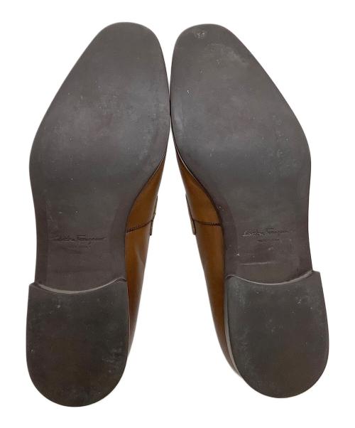 Salvatore Ferragamo（サルヴァトーレ フェラガモ）Salvatore Ferragamo (サルヴァトーレ フェラガモ) モンクストラップシューズ ブラウン サイズ:8 1/2の古着・服飾アイテム