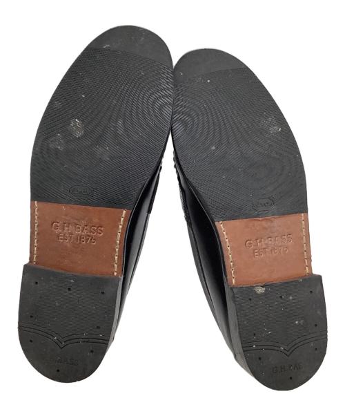 G.H.BASS（ジーエイチバス）G.H.BASS (ジーエイチバス) コインローファー ブラック サイズ:6.5の古着・服飾アイテム