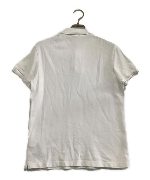 MONCLER（モンクレール）MONCLER (モンクレール) ポロシャツ ホワイト サイズ:Sの古着・服飾アイテム