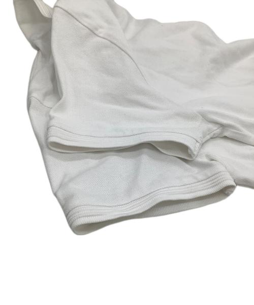 MONCLER（モンクレール）MONCLER (モンクレール) ポロシャツ ホワイト サイズ:Sの古着・服飾アイテム