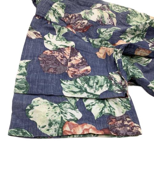 reyn spooner（レイン スプナー）reyn spooner (レイン スプナー) プルオーバーアロハシャツ 総柄 ブルー×グリーン サイズ:Mの古着・服飾アイテム