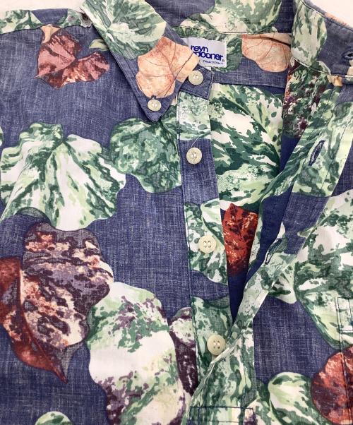 reyn spooner（レイン スプナー）reyn spooner (レイン スプナー) プルオーバーアロハシャツ 総柄 ブルー×グリーン サイズ:Mの古着・服飾アイテム