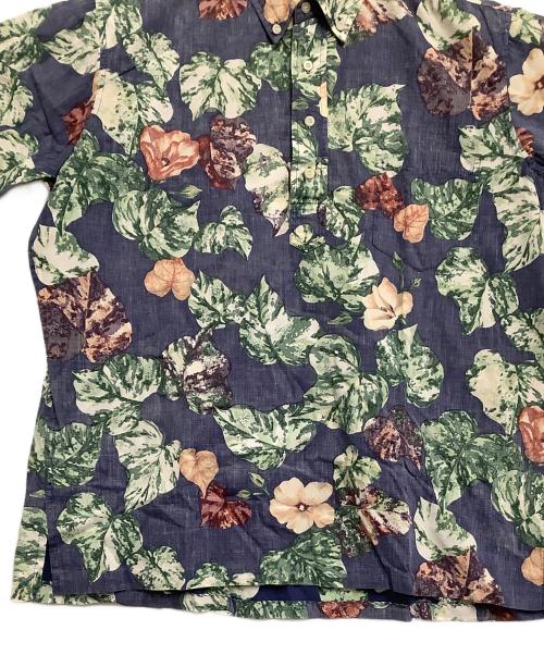 reyn spooner（レイン スプナー）reyn spooner (レイン スプナー) プルオーバーアロハシャツ 総柄 ブルー×グリーン サイズ:Mの古着・服飾アイテム