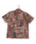 reyn spooner（レイン スプナー）の古着「プルオーバーアロハシャツ　総柄」｜レッド×ブルー