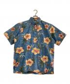 reyn spoonerレイン スプナー）の古着「プルオーバーアロハシャツ」｜ブルー