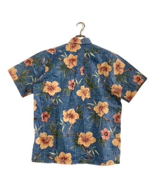 reyn spooner（レイン スプナー）reyn spooner (レイン スプナー) プルオーバーアロハシャツ ブルー サイズ:Sの古着・服飾アイテム