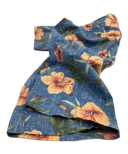 reyn spooner（レイン スプナー）reyn spooner (レイン スプナー) プルオーバーアロハシャツ ブルー サイズ:Sの古着・服飾アイテム