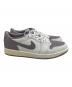 中古・古着 NIKE (ナイキ) ローカットスニーカー Air Jordan 1 Retro Low OG ホワイト×グレー サイズ:27：7000円