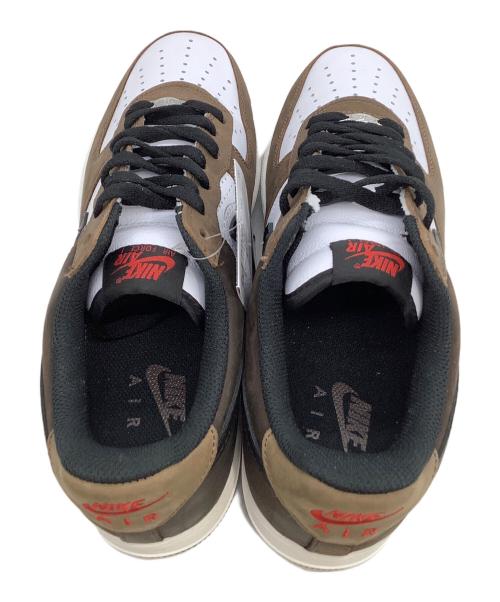 NIKE（ナイキ）NIKE (ナイキ) ローカットスニーカー Air Force 1 Low Retro “Escape” ブラウン×ホワイト サイズ:27 未使用品の古着・服飾アイテム