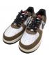 NIKE（ナイキ）の古着「ローカットスニーカー Air Force 1 Low Retro “Escape”」｜ブラウン×ホワイト