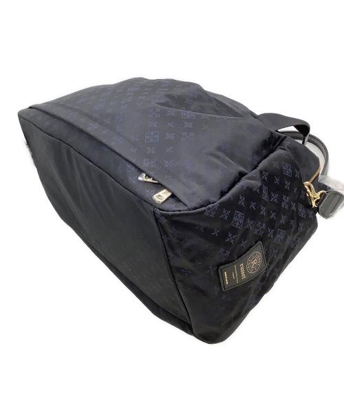 russet（ラシット）russet (ラシット) ボストンバッグ ネイビーの古着・服飾アイテム