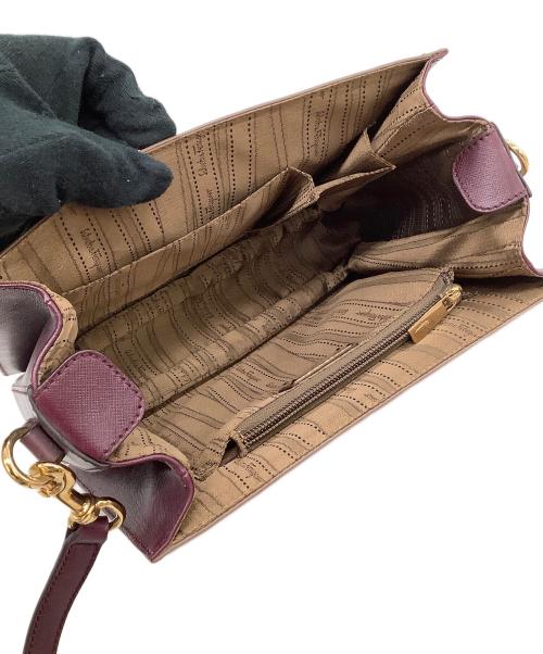 Salvatore Ferragamo（サルヴァトーレ フェラガモ）Salvatore Ferragamo (サルヴァトーレ フェラガモ) 2WAYショルダーバッグ ガンチーニ  ピンク×ブラウンの古着・服飾アイテム