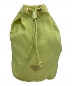 PRADAプラダ）の古着「巾着」｜黄緑