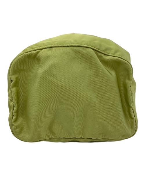 PRADA（プラダ）PRADA (プラダ) 巾着 黄緑の古着・服飾アイテム