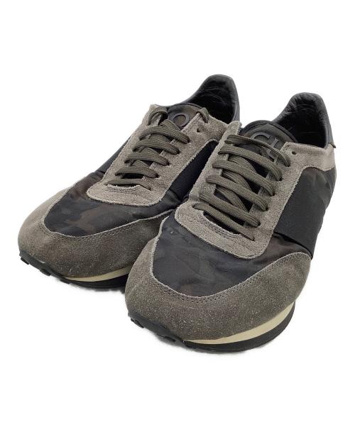 MONCLER（モンクレール）MONCLER (モンクレール) ローカットスニーカー ブラック×ダークグレー サイズ:44の古着・服飾アイテム