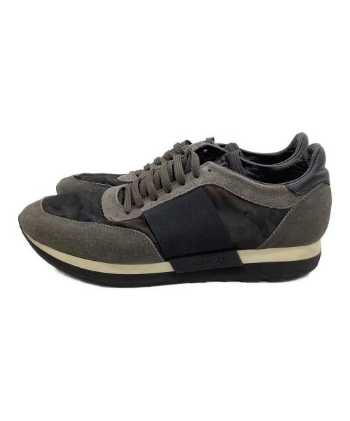 MONCLER（モンクレール）MONCLER (モンクレール) ローカットスニーカー ブラック×ダークグレー サイズ:44の古着・服飾アイテム
