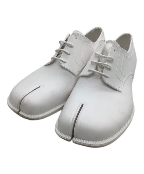 Maison Margiela（メゾンマルジェラ）Maison Margiela (メゾンマルジェラ) Tabiレースアップシューズ ホワイト サイズ:40の古着・服飾アイテム