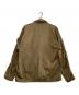 STONE ISLAND (ストーンアイランド) ジップジャケット STRETCH COTTON LYOCELL SATIN GHOST PIECE GARMENT DYE JKT カーキ サイズ:XL：32000円