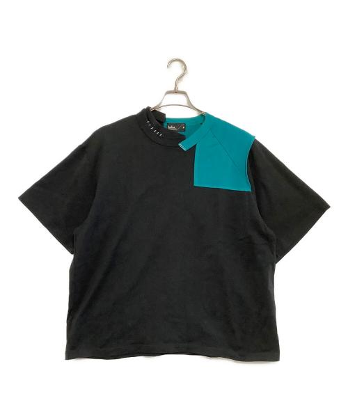 KOLOR（カラー）KOLOR (カラー) 半袖Tシャツ ブラック×グリーン サイズ:2の古着・服飾アイテム