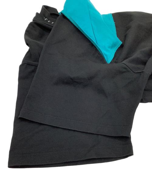 KOLOR（カラー）KOLOR (カラー) 半袖Tシャツ ブラック×グリーン サイズ:2の古着・服飾アイテム