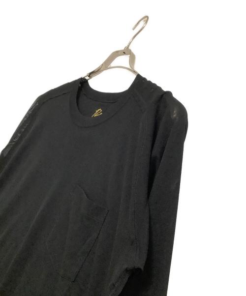 Needles（ニードルズ）Needles (ニードルズ) charcoal (チャコール) 半袖カットソー ブラック サイズ:Mの古着・服飾アイテム