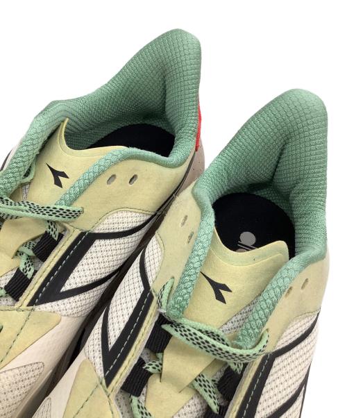 DIADORA（ディアドラ）DIADORA (ディアドラ) ローカットスニーカー EQUIPE SESTRIERE-XT ホワイト×グリーン サイズ:27.5の古着・服飾アイテム