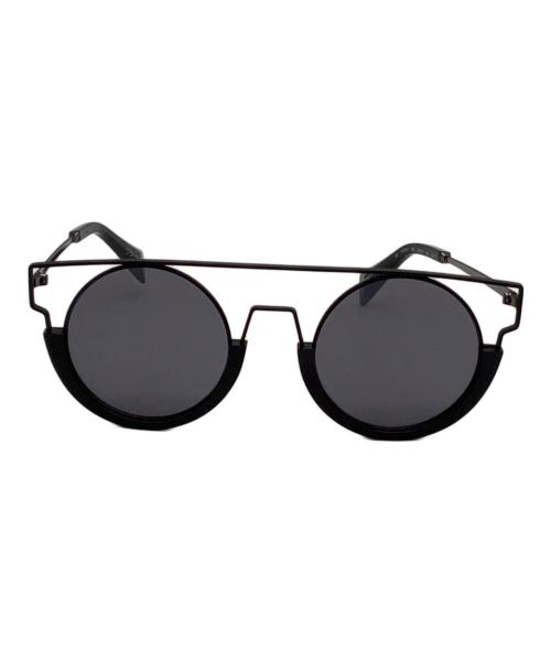 YOHJI YAMAMOTO（ヨウジヤマモト）YOHJI YAMAMOTO (ヨウジヤマモト) サングラス ブラック サイズ:49□24 148の古着・服飾アイテム
