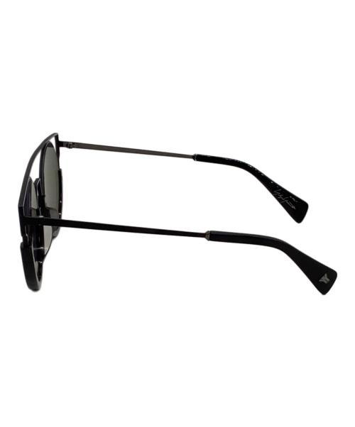 YOHJI YAMAMOTO（ヨウジヤマモト）YOHJI YAMAMOTO (ヨウジヤマモト) サングラス ブラック サイズ:49□24 148の古着・服飾アイテム