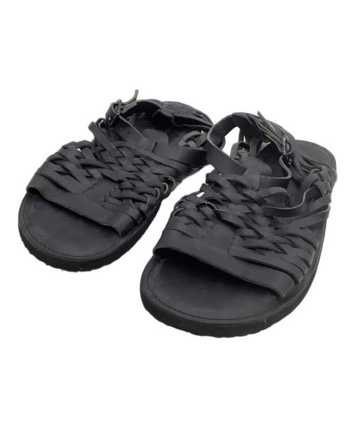 Yohji Yamamoto pour homme（ヨウジヤマモト プールオム）Yohji Yamamoto pour homme (ヨウジヤマモト プールオム) メッシュサンダル ブラック サイズ:表記なしの古着・服飾アイテム