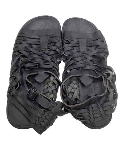 Yohji Yamamoto pour homme（ヨウジヤマモト プールオム）Yohji Yamamoto pour homme (ヨウジヤマモト プールオム) メッシュサンダル ブラック サイズ:表記なしの古着・服飾アイテム