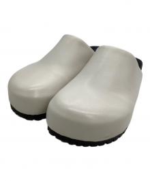 RIM.ARK（リムアーク）の古着「スリッポン」｜アイボリー×ブラック