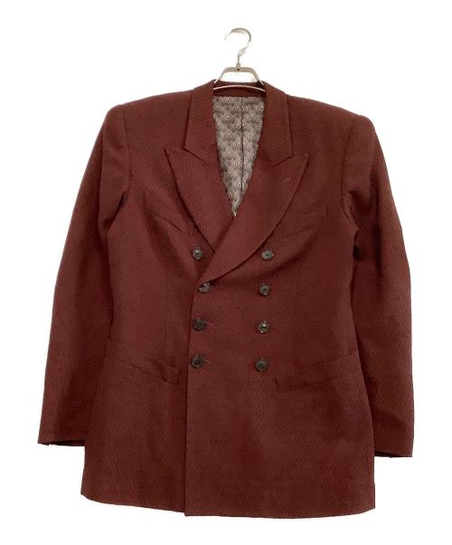 Jean Paul Gaultier homme（ジャンポールゴルチェオム）Jean Paul Gaultier homme (ジャンポールゴルチェオム) ダブルジャケット レッド サイズ:50の古着・服飾アイテム