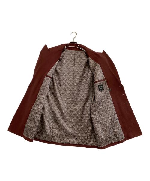 Jean Paul Gaultier homme（ジャンポールゴルチェオム）Jean Paul Gaultier homme (ジャンポールゴルチェオム) ダブルジャケット レッド サイズ:50の古着・服飾アイテム