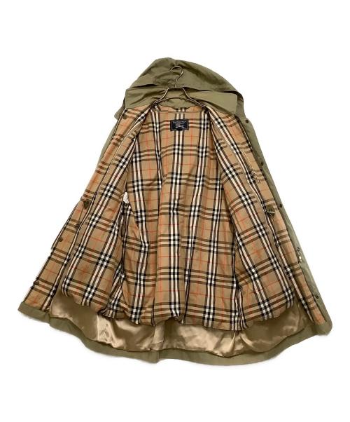 Burberry's（バーバリー）Burberry's (バーバリーズ) ライナー付ダウンコート　裏地ノバチェック カーキ サイズ:Lの古着・服飾アイテム